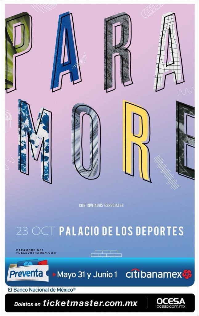 Todo lo que debes sabes de la visita de Paramore en la Ciudad de México