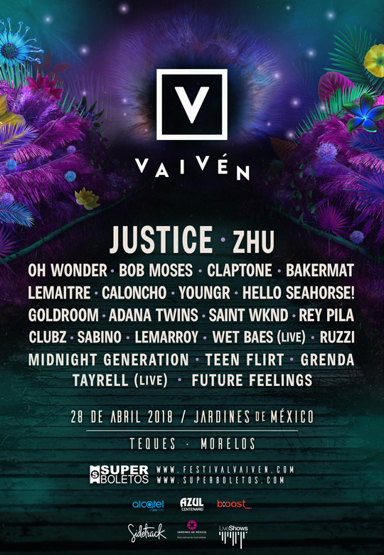 Justice encabezará la 3ª edición del Festival Vaiven