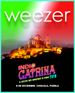 Festival Catrina: Weezer se presentará en Puebla