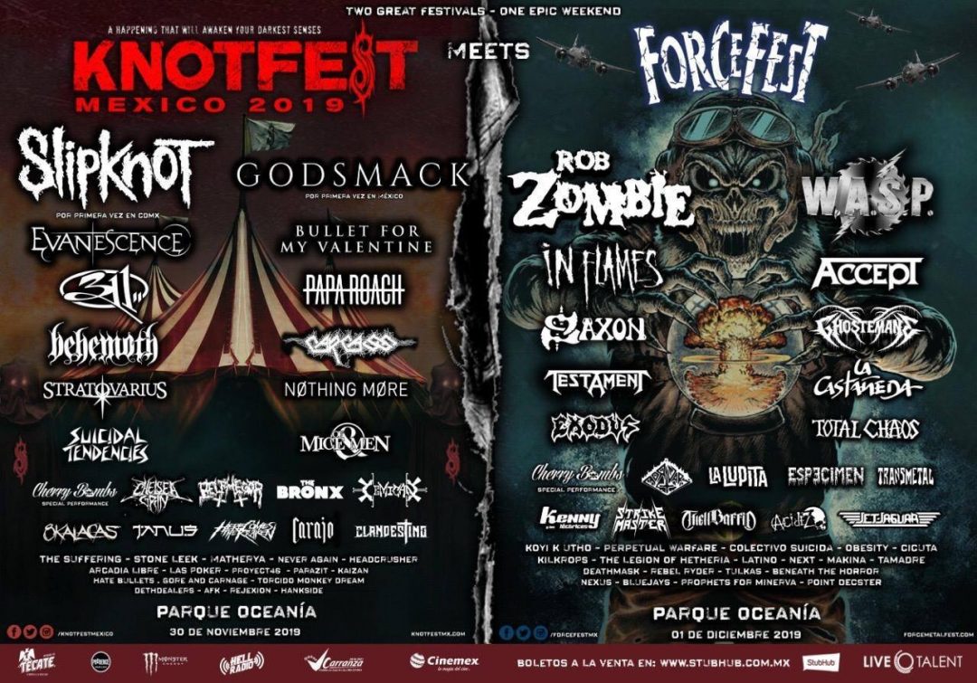 Knotfest Meets Force Fest: Sede, boletos y precios