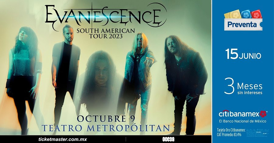 20 aniversario de Fallen de Evanescence en México