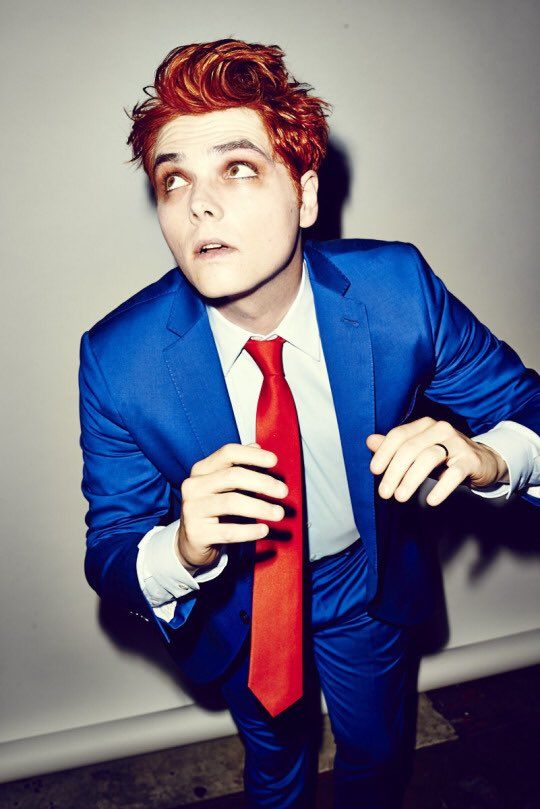 Gerard Way red hair